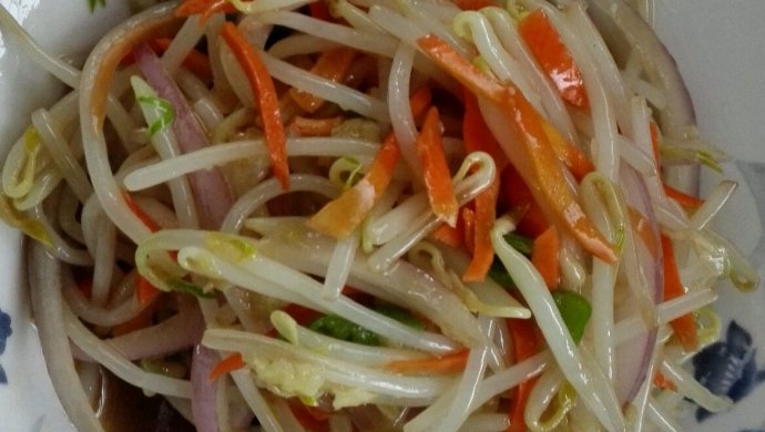 凉调绿豆芽
