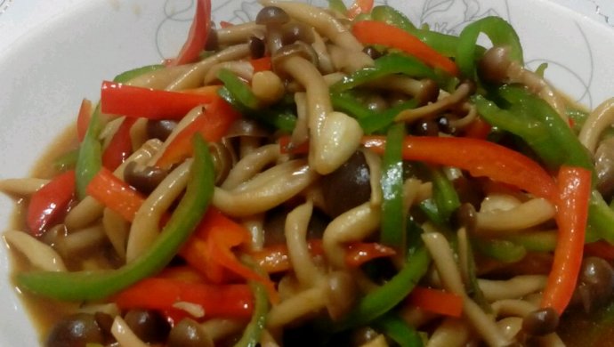 双椒蟹味菇