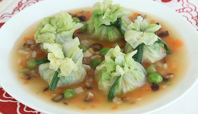 碧玉白菜福袋 宝宝辅食微课堂