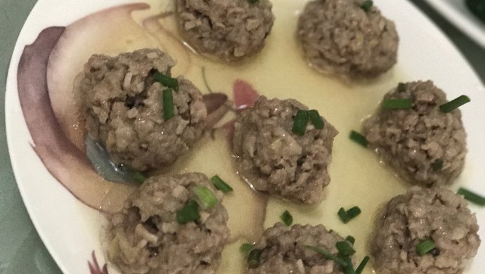 清蒸肉丸