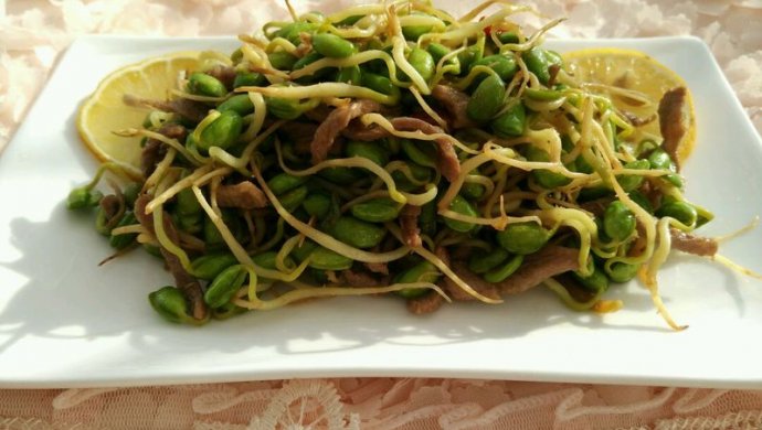 小炒黑豆芽