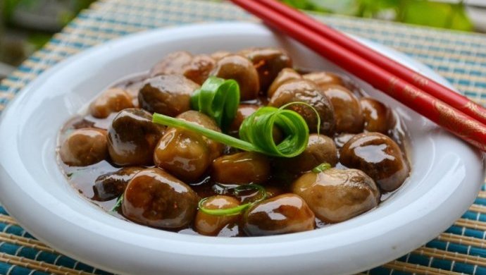 快手蚝油草菇