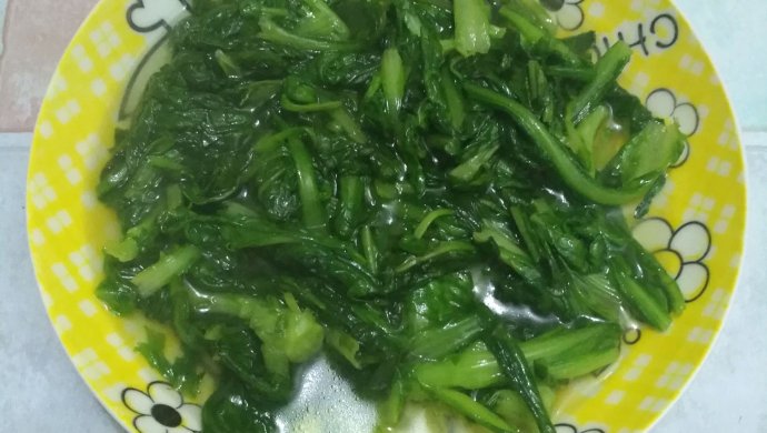 清炒茼蒿