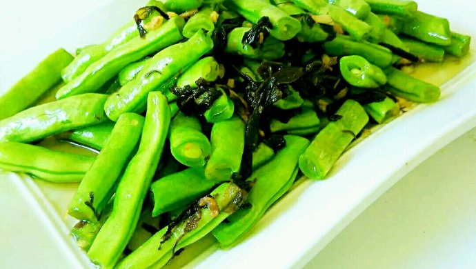 橄榄菜炒四季豆