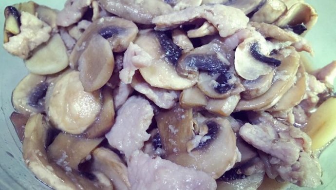 口蘑肉片