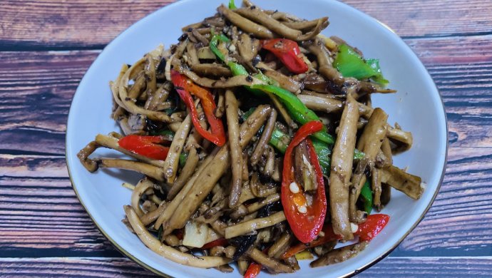 葱油干锅茶树菇