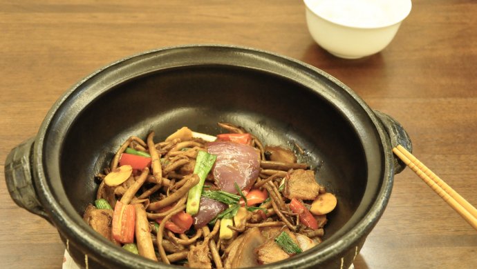 干锅茶树菇-米饭杀手