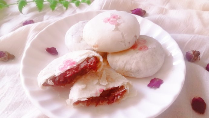玫瑰花饼
