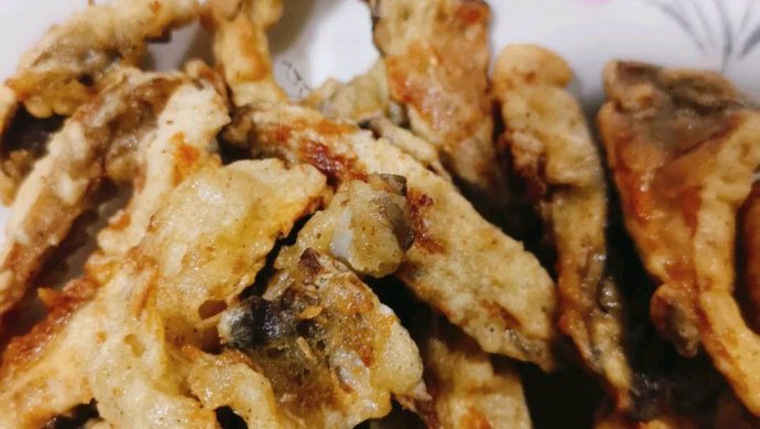 香炸平菇