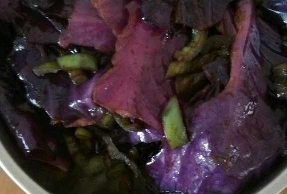 清炒紫包菜