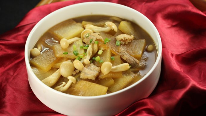冬瓜白玉菇肉片