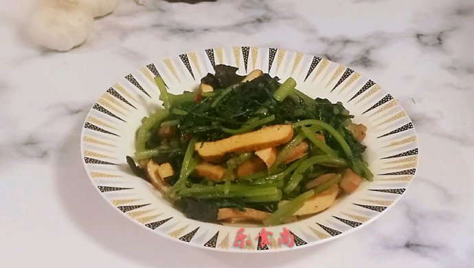 神兽学厨记之茼蒿炒豆干