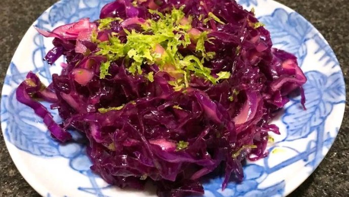 凉拌紫高丽菜