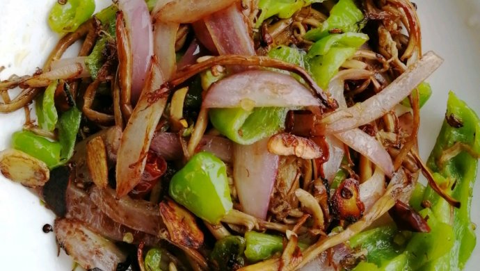 干煸茶树菇