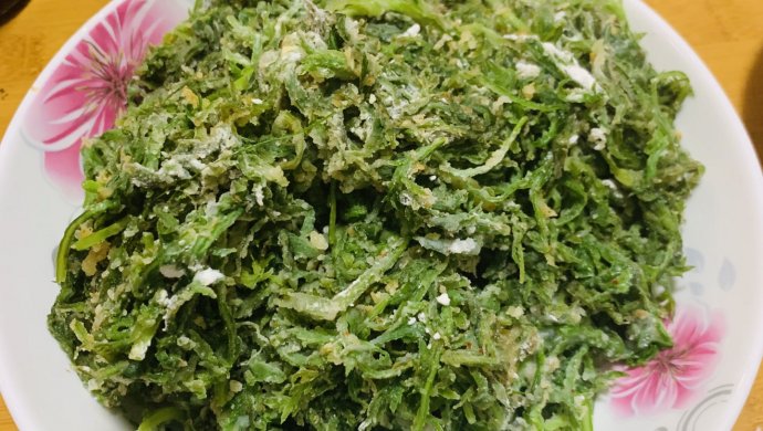 健康蒸茼蒿
