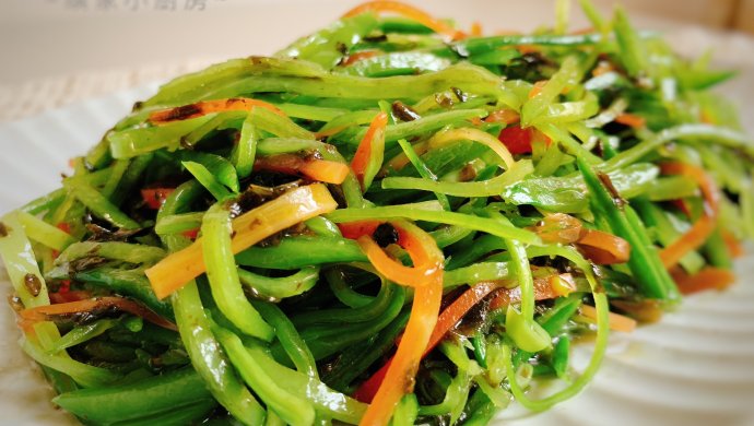 橄榄菜拌荷兰豆