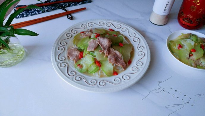 佛手瓜瘦肉汤粉