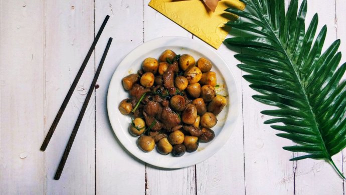 草菇炒牛肉