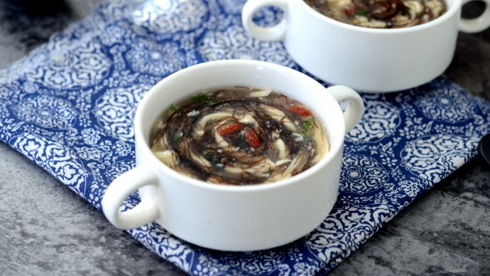 发菜豆腐羹