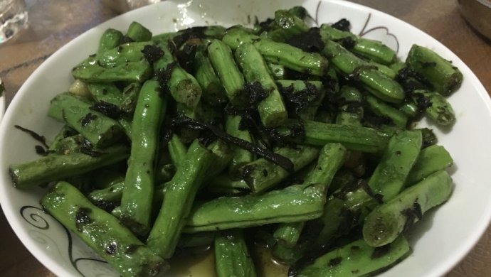 橄榄菜炒四季豆