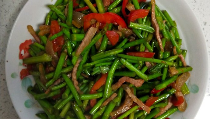 蒿子秆炒腊肉