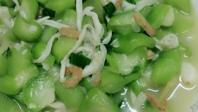 白玉菇炒丝瓜