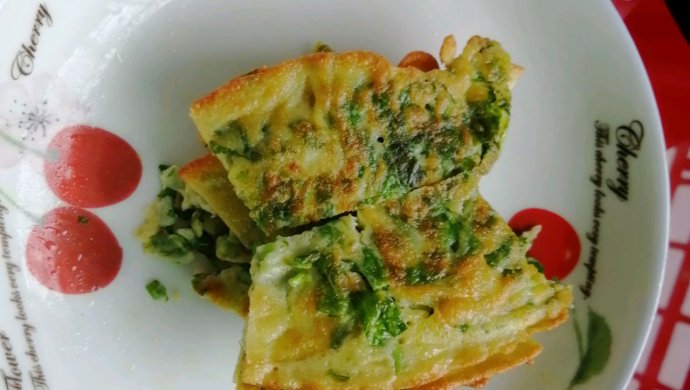 苋菜鸡蛋饼