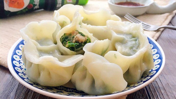 荠菜鲜肉饺子