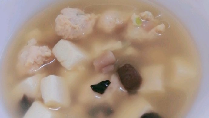 减脂又营养-豆腐鸡丸
