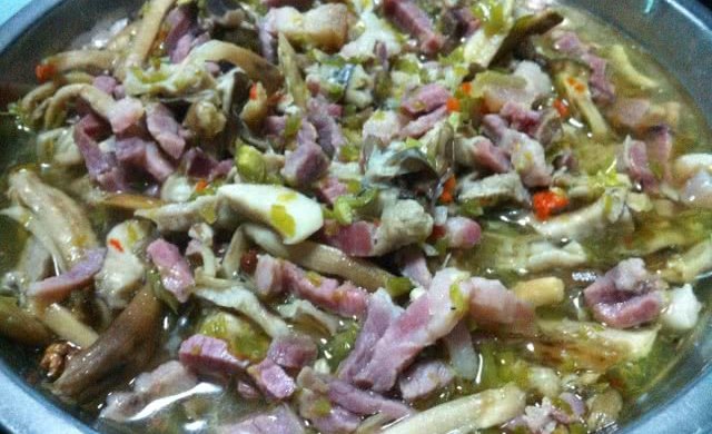 超简单家常鸡枞炖火腿