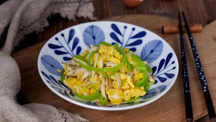 尖椒杏鲍菇炒蛋