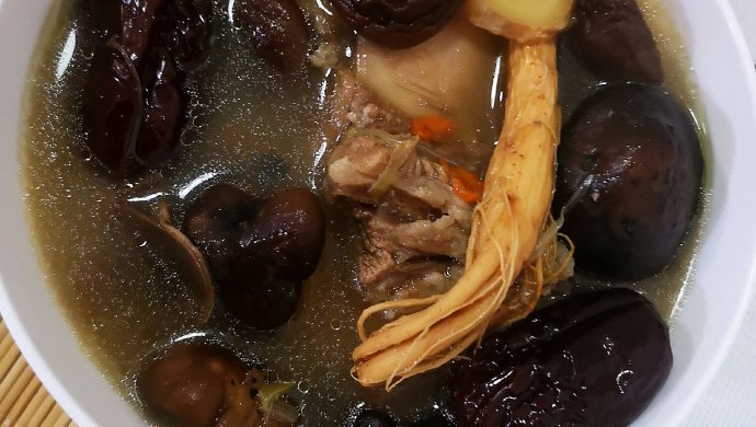香菇牛尾鹿茸汤
