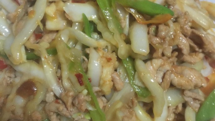 菜梗炒肉