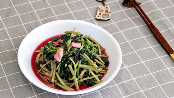 顺家私房菜――蒜香苋菜