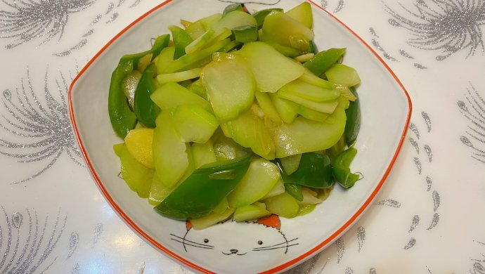 清炒佛手瓜