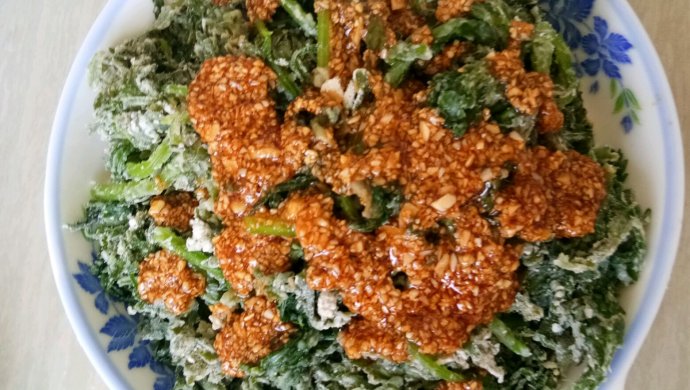 蒸茼蒿菜