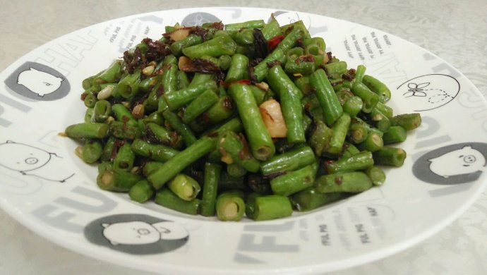 蒜泥干菜缸豆