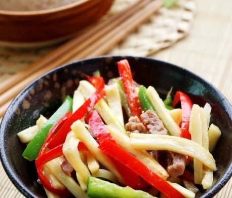 茭白肉丝
