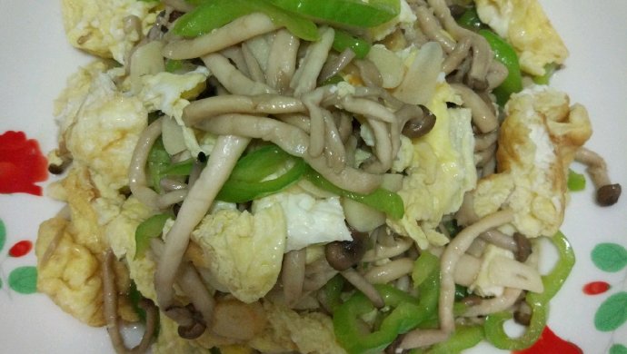 蟹味菇炒蛋