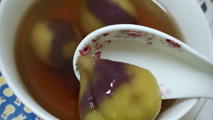 彩色Q汤圆(木薯粉制作)