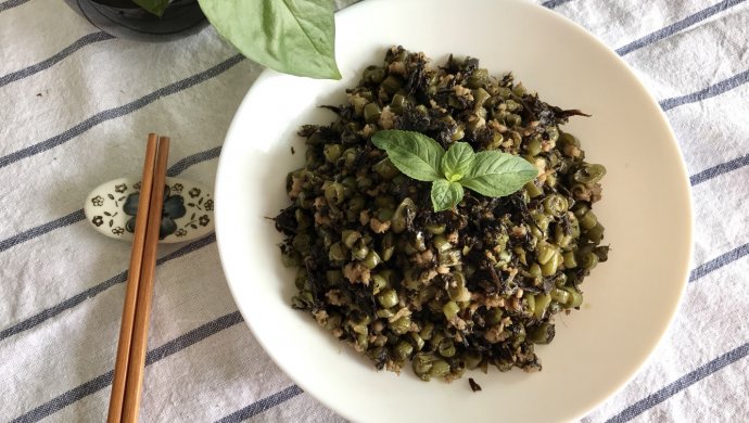 橄榄菜肉末四季豆