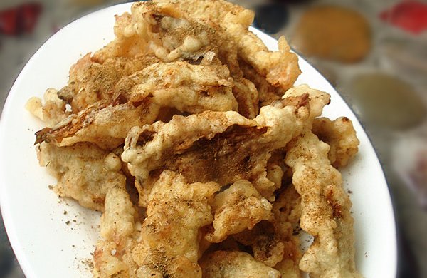 干炸蘑菇