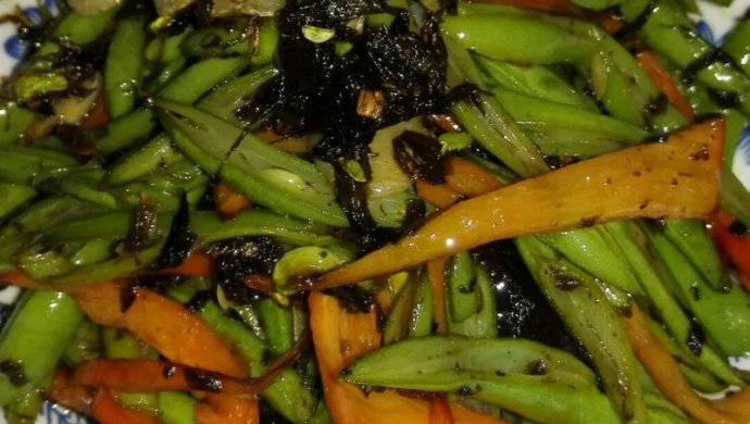 榄菜四季豆