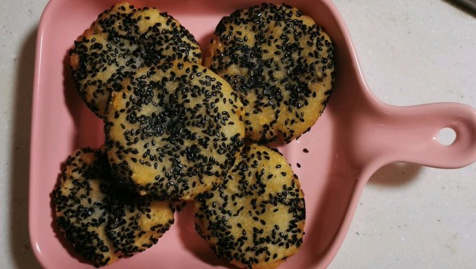 山药泥豆沙饼