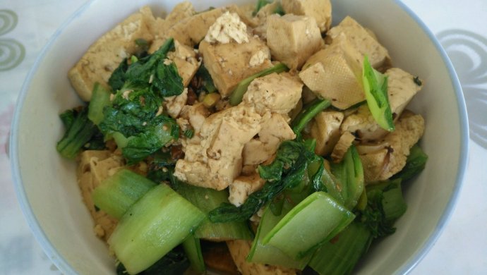 小白菜炖豆腐