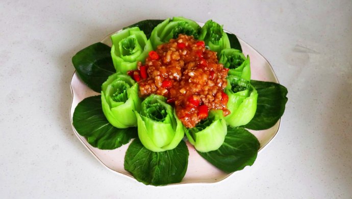 蒜蓉小油菜，饭桌上的那一抹绿~