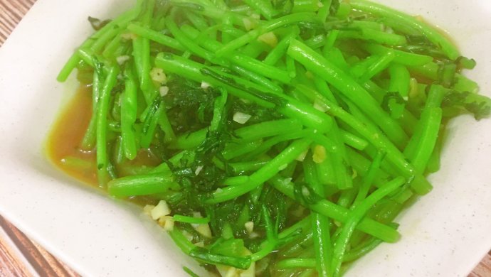 低脂低卡快手蒜蓉茼蒿