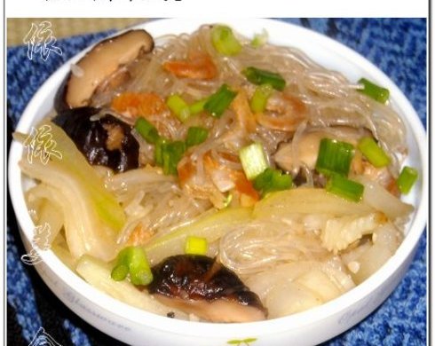 粉丝虾米节瓜煲