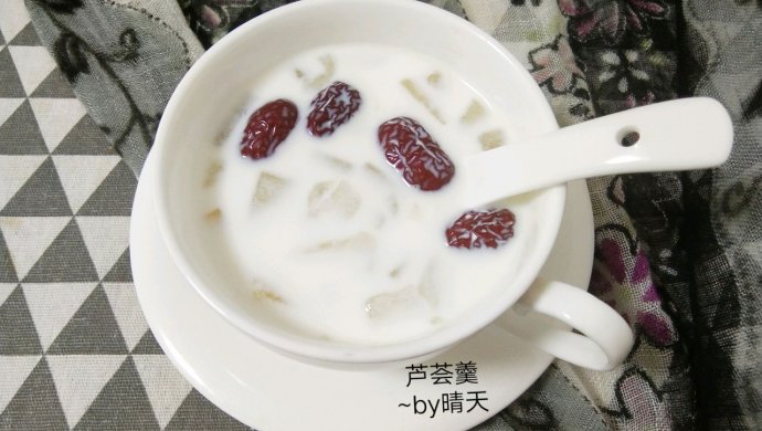 芦荟羹~摘鲜叶做的