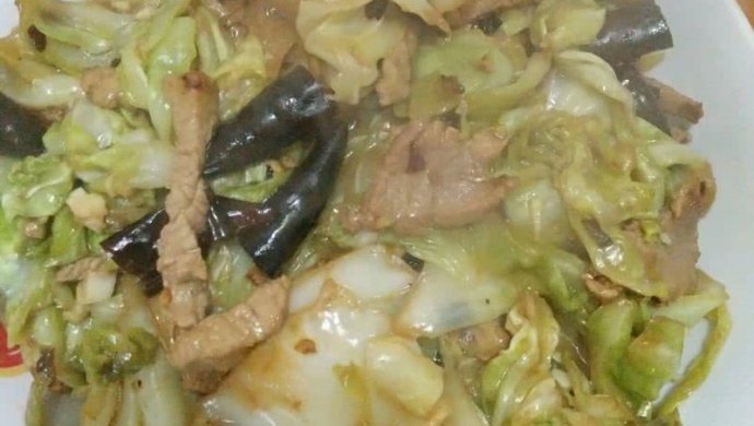 卷心菜炒肉